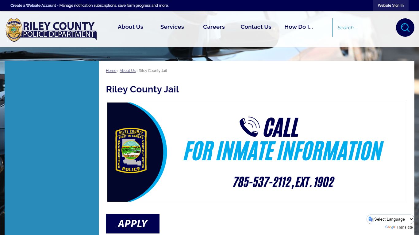 Riley County Jail | Riley County Police Department, KS